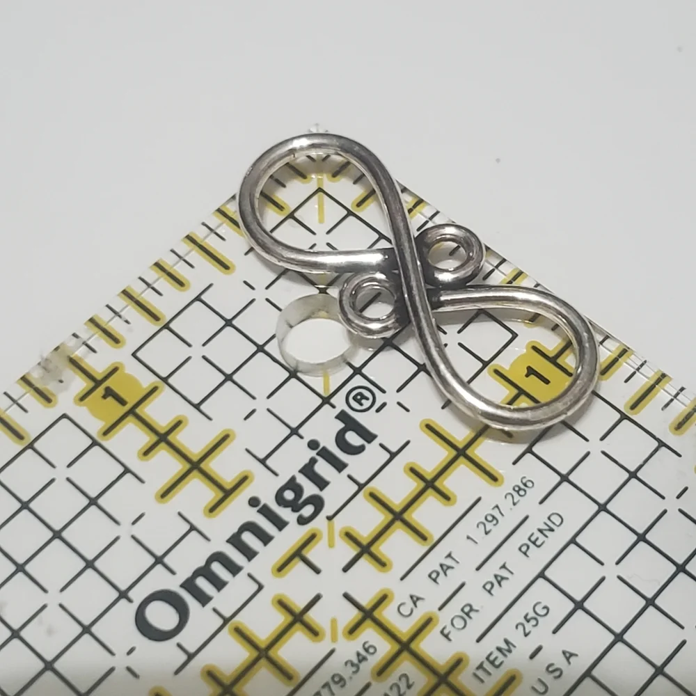 2/$15 Sterling Silver Infinity Figure 8 Link